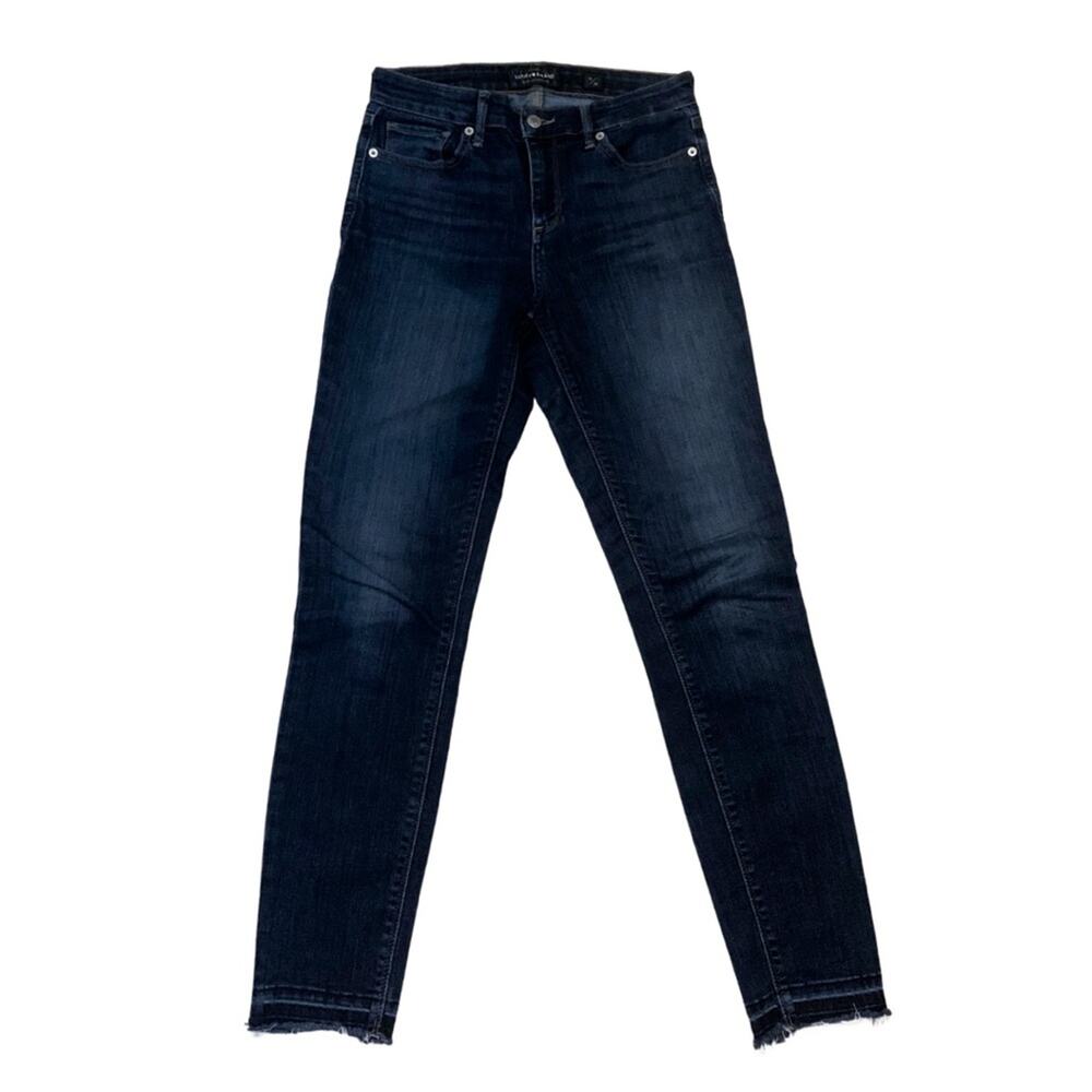 Lucky Brand Dark Wash AVA Skinny Jeans 6 / 28 Stretch Blue Denim Y2K Americana